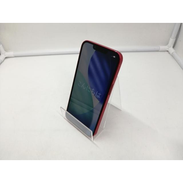 【中古】Apple au 【SIMフリー】 iPhone 14 128GB  (PRODUCT)RED MPV93J/A【札幌】保証期間１週間【ランクC】の画像