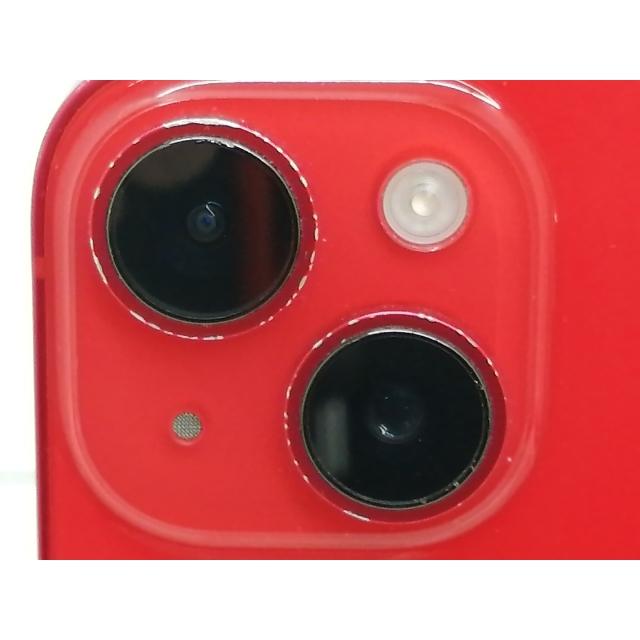 【中古】Apple au 【SIMフリー】 iPhone 14 128GB  (PRODUCT)RED MPV93J/A【札幌】保証期間１週間【ランクC】の画像