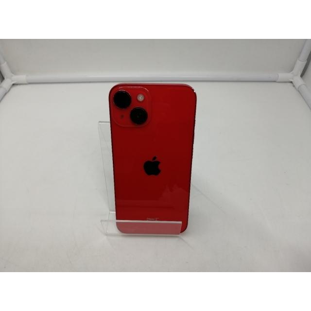 【中古】Apple au 【SIMフリー】 iPhone 14 128GB  (PRODUCT)RED MPV93J/A【札幌】保証期間１週間【ランクC】の画像