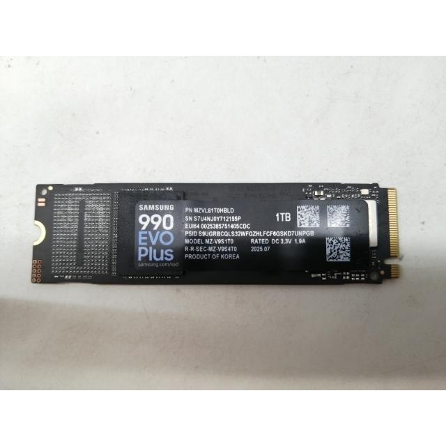 中古】SAMSUNG 990 EVO Plus MZ-V9S1T0B-IT 1TB (M.2 2280/PCIe5.0 