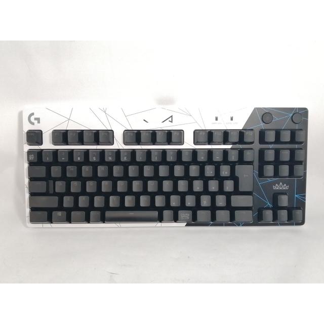 中古】Logicool PRO K/DA Gaming Keyboard G-PKB-002LoL 茶軸