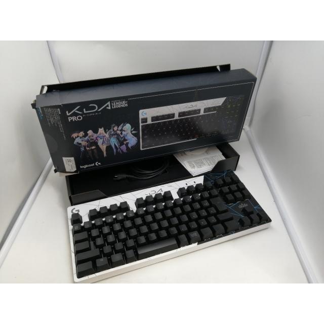 中古】Logicool PRO K/DA Gaming Keyboard G-PKB-002LoL 茶軸
