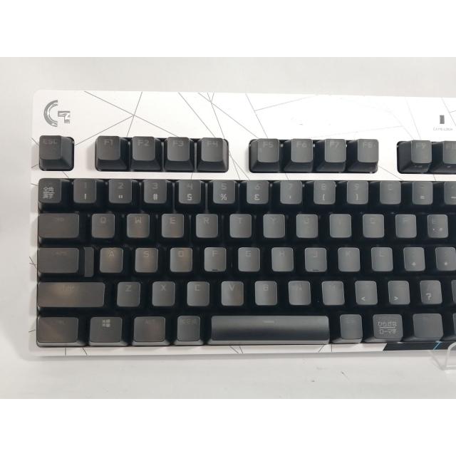 中古】Logicool PRO K/DA Gaming Keyboard G-PKB-002LoL 茶軸