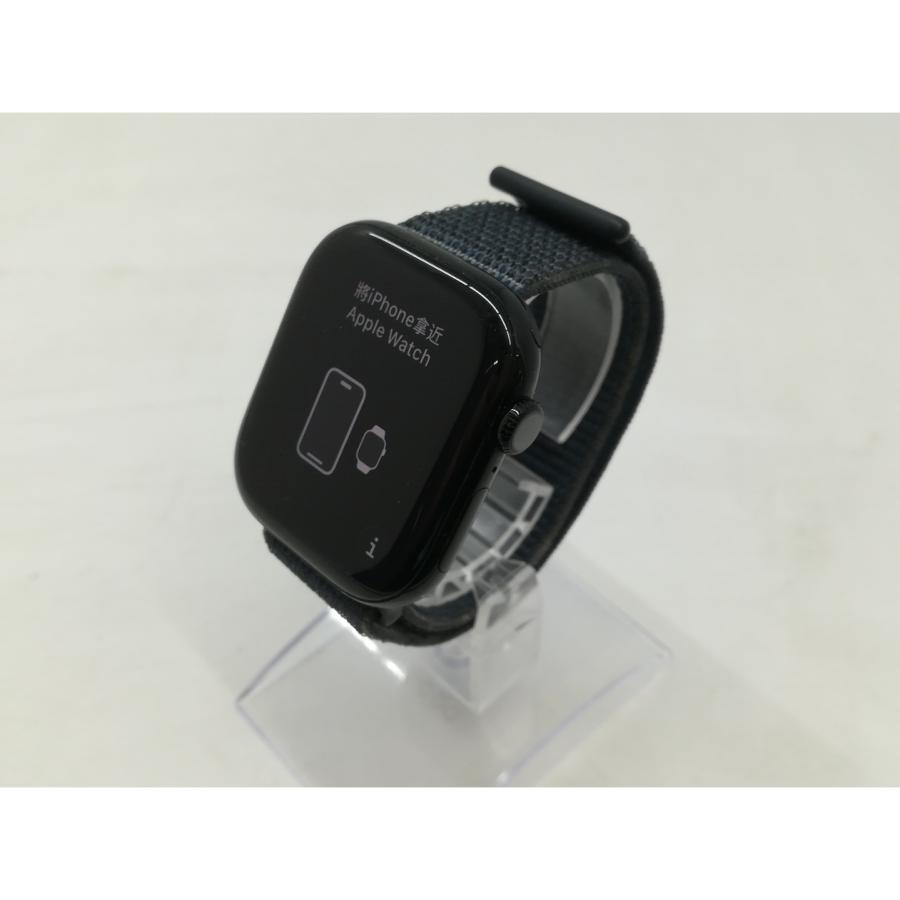 【中古】Apple Apple Watch Series10 46mm GPS ジェットブラックアルミニウムケース/インクスポーツループ MWWR3J/A【札幌】保証期間１ヶ月【ランクB】の画像