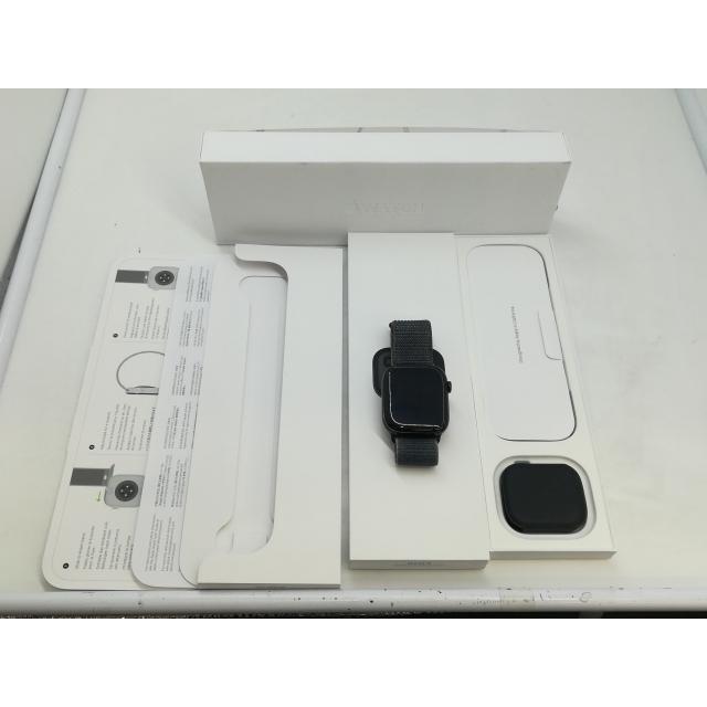 【中古】Apple Apple Watch Series10 46mm GPS ジェットブラックアルミニウムケース/インクスポーツループ MWWR3J/A【札幌】保証期間１ヶ月【ランクB】の画像