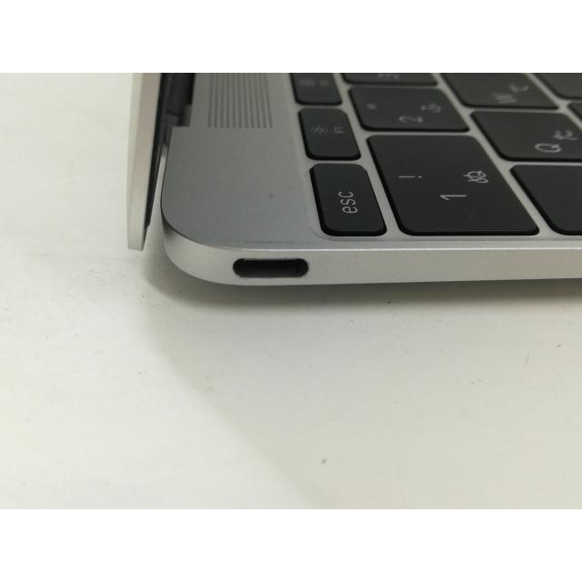 【中古】Apple MacBook 12インチ CTO (Mid 2017) シルバー Core m3 (1.2G)/8G/256G(SSD)/intel HD 615【札幌】保証期間１ヶ月【ランクB】の画像