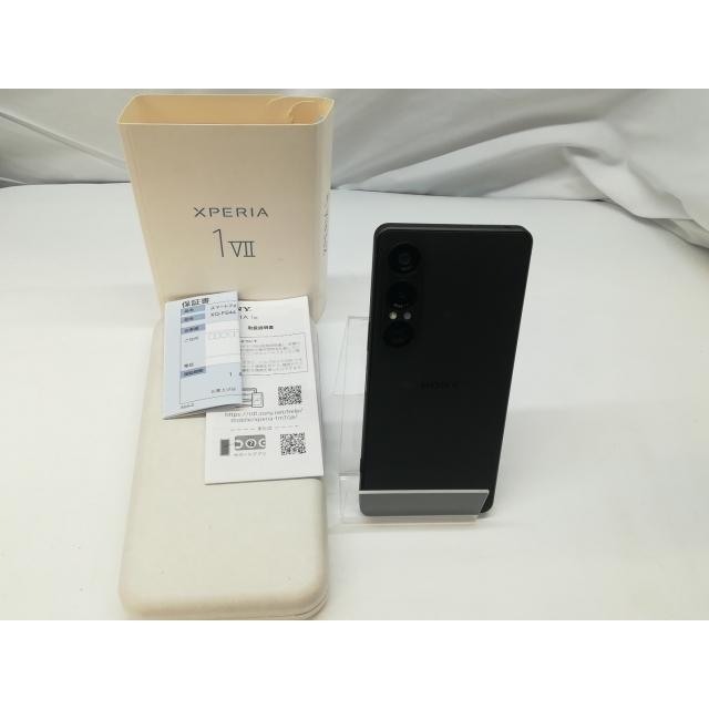 中古】SONY 国内版 【SIMフリー】 Xperia 1 VII スレートブラック 12GB 