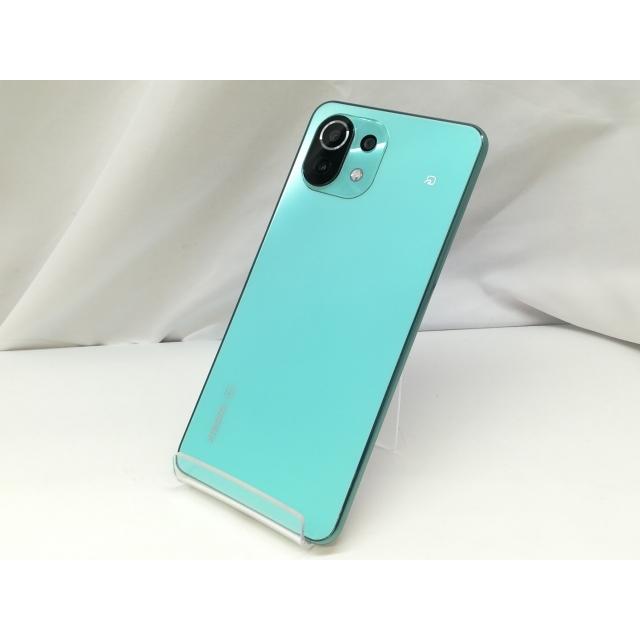 中古】Xiaomi 国内版 【SIMフリー】 Mi 11 Lite 5G ミントグリーン 6GB 