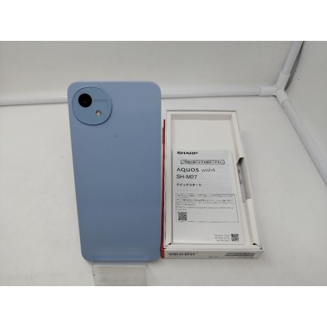 中古】SHARP 楽天モバイル 【SIMフリー】 AQUOS wish4 ブルー 4GB 64GB