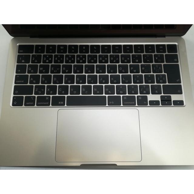 【中古】Apple MacBook Air 13インチ CTO (M3,2024) スターライト M3(CPU:8C/GPU:10C)/16G/256G【札幌】保証期間１ヶ月【ランクA】の画像