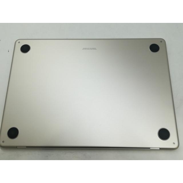 【中古】Apple MacBook Air 13インチ CTO (M3,2024) スターライト M3(CPU:8C/GPU:10C)/16G/256G【札幌】保証期間１ヶ月【ランクA】の画像
