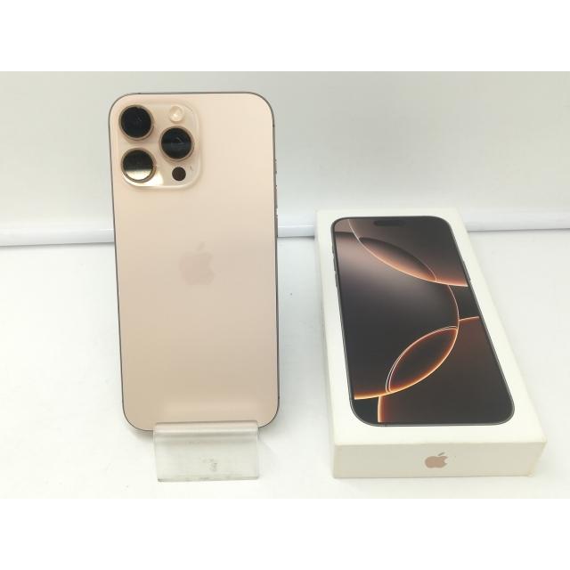 中古】Apple 国内版 【SIMフリー】 iPhone 16 Pro Max 256GB デザート