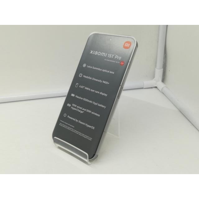 未使用】Xiaomi 国内版 【SIMフリー】 Xiaomi 15T Pro グレー 12GB