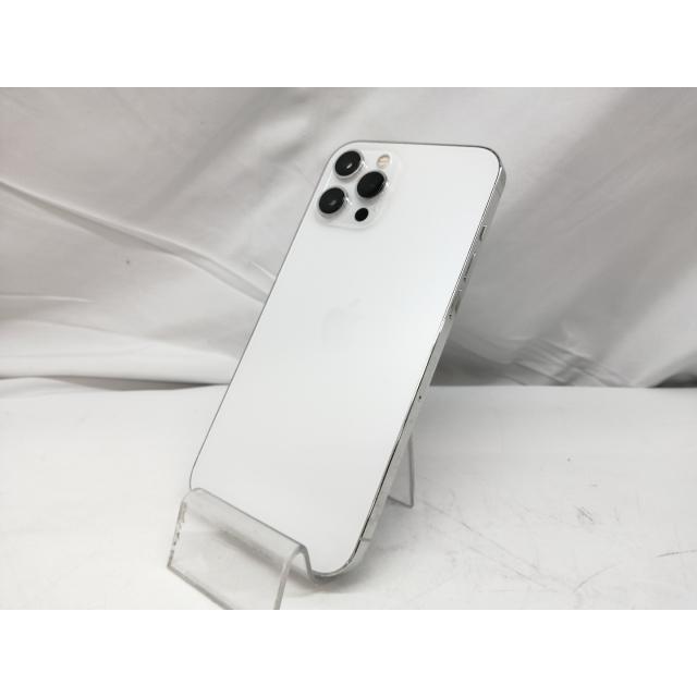 【中古】Apple SoftBank 【SIMロック解除済み】 iPhone 12 Pro Max 128GB シルバー MGCV3J/A【札幌】保証期間１ヶ月【ランクC】