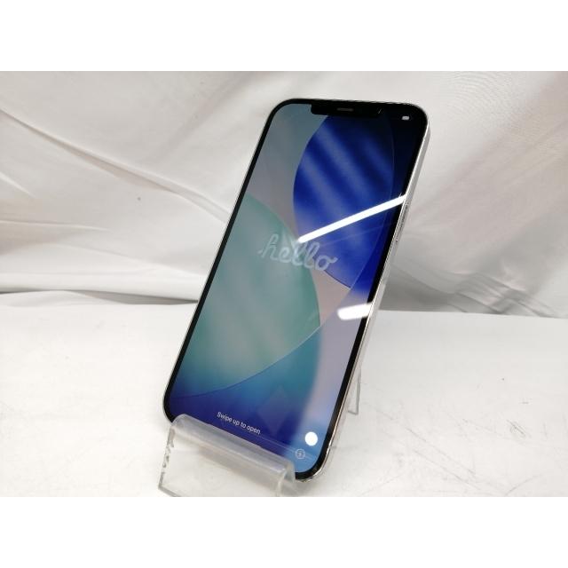 【中古】Apple SoftBank 【SIMロック解除済み】 iPhone 12 Pro Max 128GB シルバー MGCV3J/A【札幌】保証期間１ヶ月【ランクC】の画像