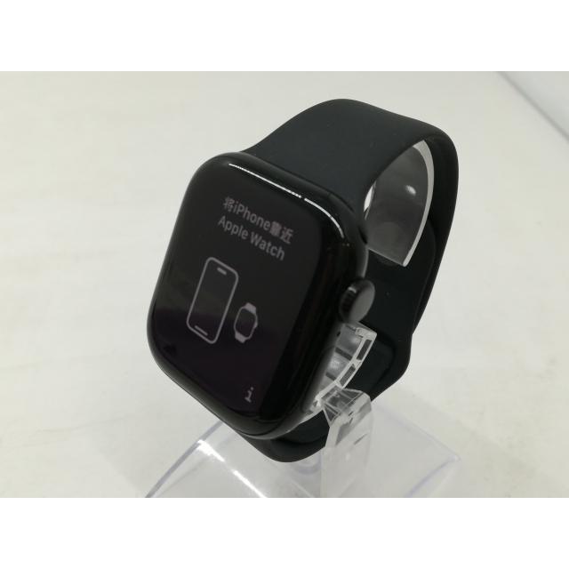【中古】Apple Apple Watch Series10 42mm GPS ジェットブラックアルミニウムケース/ブラックスポーツバンド (M/L) MWWF3J/A【札幌】保証期間１ヶ月【ランクB】の画像