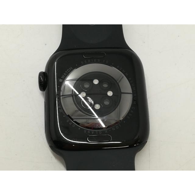 【中古】Apple Apple Watch Series10 42mm GPS ジェットブラックアルミニウムケース/ブラックスポーツバンド (M/L) MWWF3J/A【札幌】保証期間１ヶ月【ランクB】の画像