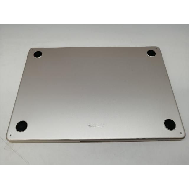 【中古】Apple MacBook Air 13インチ  M2(CPU:8C/GPU:8C) 8GB/256GB スターライト MLY13J/A (M2,2022)【札幌】保証期間１ヶ月【ランクB】の画像