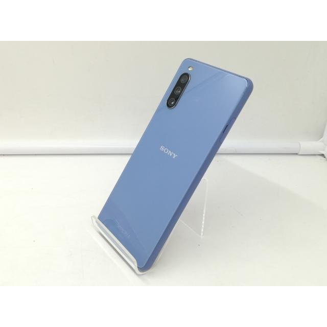 SONY Xperia10 iii 128GB SIMロック解除済み 中古】SONY au 【SIMロック解除済み】 Xperia 10 III ブルー 6GB 128GB