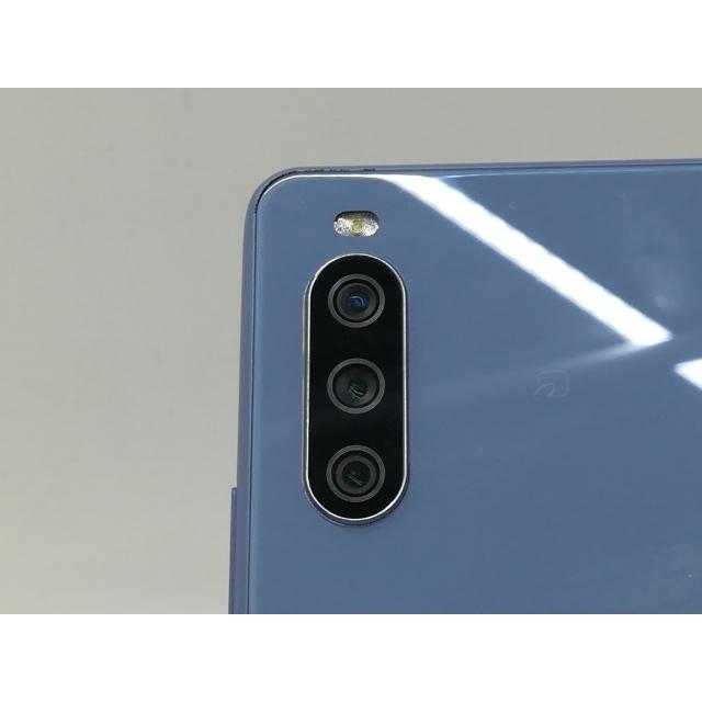 中古】SONY au 【SIMロック解除済み】 Xperia 10 III ブルー 6GB 128GB