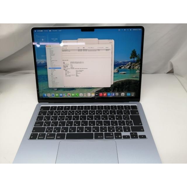 【中古】Apple MacBook Air 13インチ (M4,2025) M4(CPU:10C/GPU:10C) 16GB/512GB スカイブルー MC6U4J/A【札幌】保証期間１ヶ月【ランクA】の画像