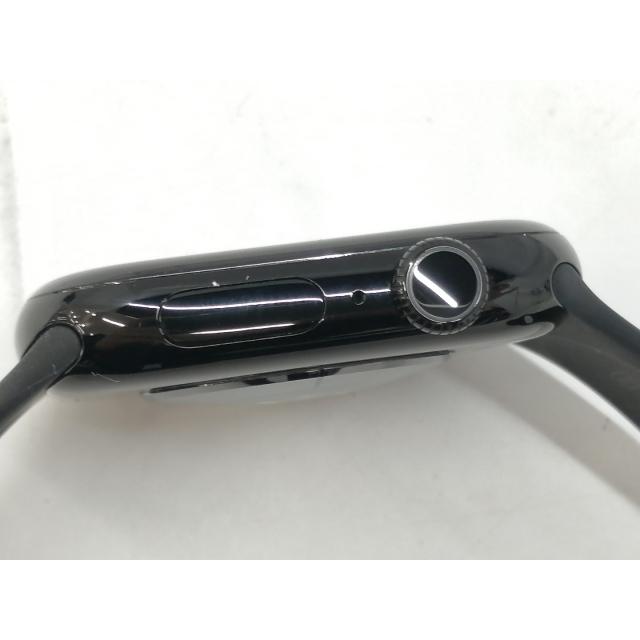 【中古】Apple Apple Watch Series10 46mm GPS ジェットブラックアルミニウムケース/ブラックスポーツバンド (S/M) MWWP3J/A【札幌】保証期間１ヶ月【ランクB】の画像