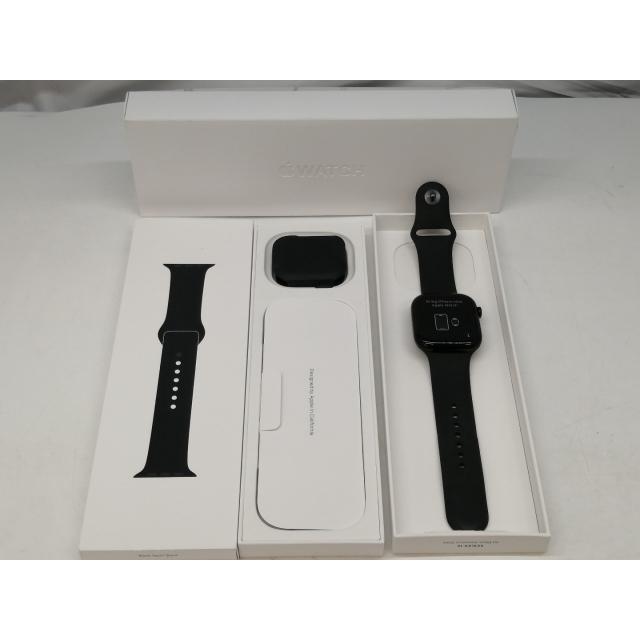 【中古】Apple Apple Watch Series10 46mm GPS ジェットブラックアルミニウムケース/ブラックスポーツバンド (S/M) MWWP3J/A【札幌】保証期間１ヶ月【ランクB】の画像