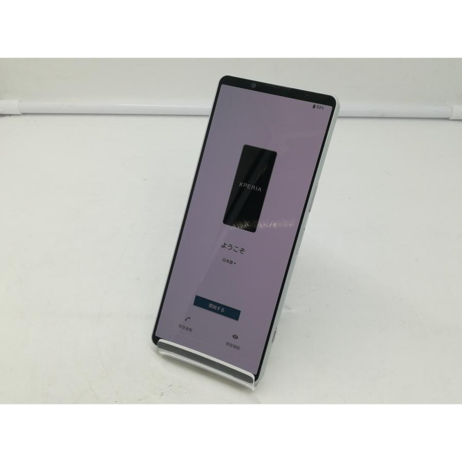 中古】SONY au 【SIMフリー】 Xperia 1 IV アイスホワイト 12GB 256GB