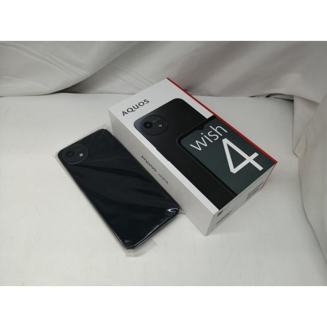 未使用】SHARP SoftBank 【SIMフリー】 AQUOS wish4 ブラック 4GB 64GB