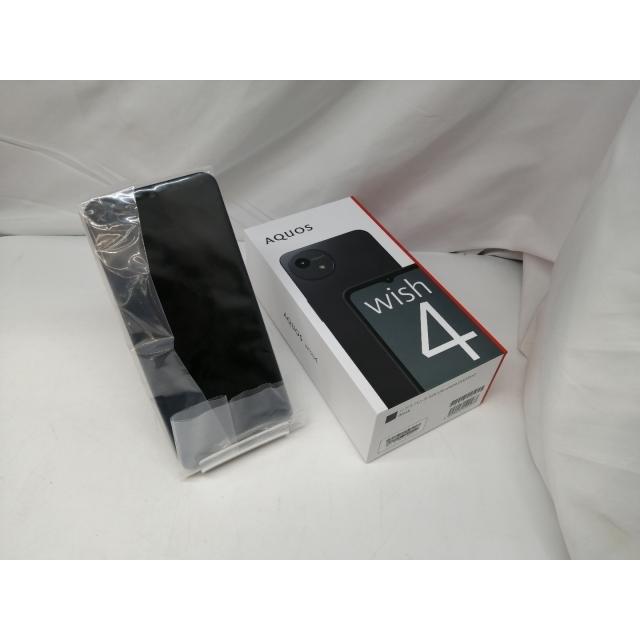 未使用】SHARP SoftBank 【SIMフリー】 AQUOS wish4 ブラック 4GB 64GB