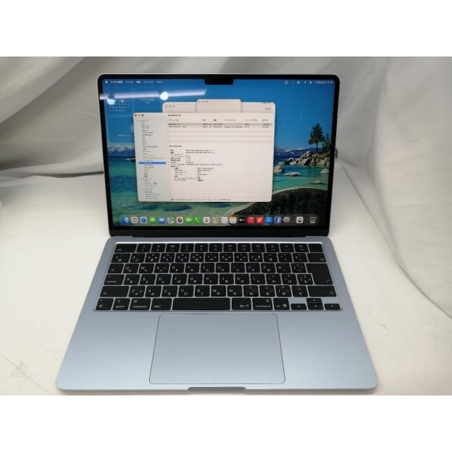 【中古】Apple MacBook Air 13インチ (M4,2025) M4(CPU:10C/GPU:10C) 16GB/512GB スカイブルー MC6U4J/A【札幌】保証期間１ヶ月【ランクA】の画像
