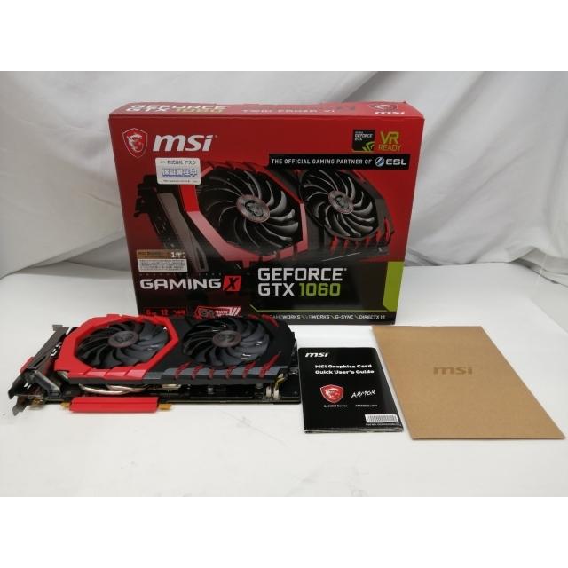 中古】MSI GeForce GTX 1060 GAMING X 6G GTX1060/6GB(GDDR5)/PCI-E