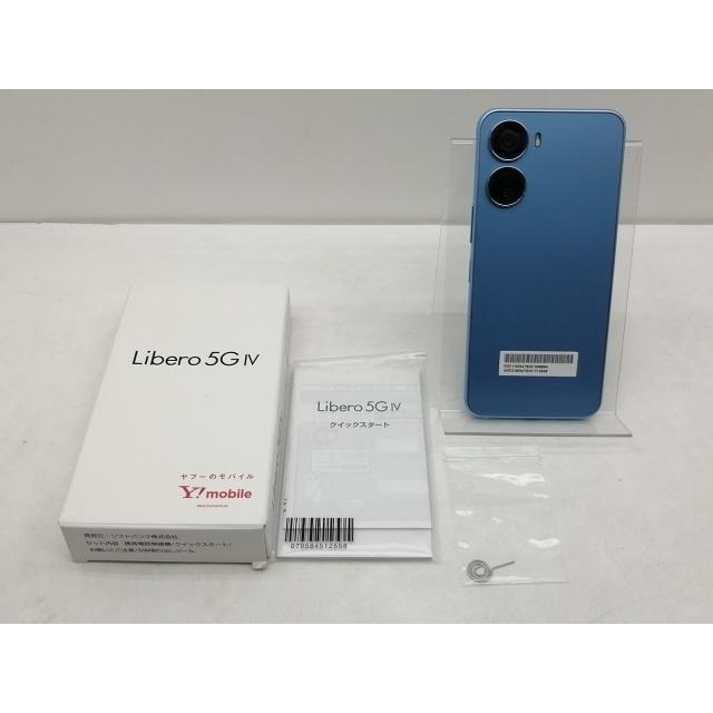 中古】ZTE ymobile 【SIMフリー】 Libero 5G IV 4GB 128GB ブルー
