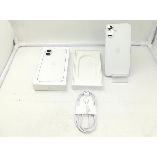 【中古】Apple 国内版 【SIMフリー】 iPhone 16 Plus 256GB ホワイト MXVH3J/A【川越クレアモール】保証期間１ヶ月【ランクA】の画像