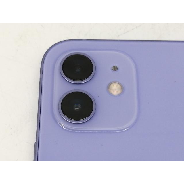 【中古】Apple au 【SIMロック解除済み】 iPhone 12 128GB パープル MJNJ3J/A【札幌】保証期間１ヶ月【ランクA】の画像