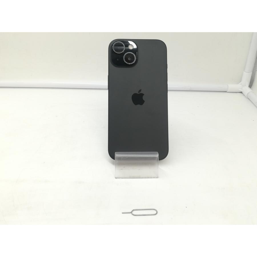 【中古】Apple au 【SIMフリー】 iPhone 15 256GB ブラック MTMN3J/A【札幌】保証期間１ヶ月【ランクB】の画像