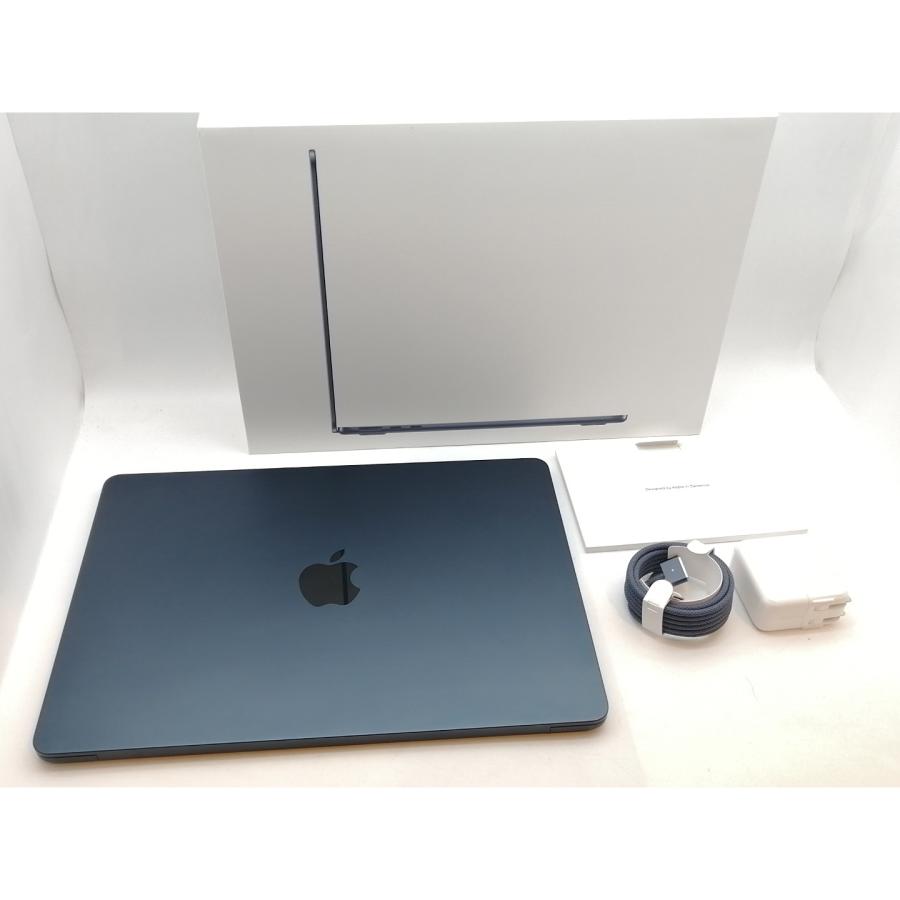 【中古】Apple MacBook Air 13インチ CTO (M2,2022) ミッドナイト M2(CPU:8C/GPU:8C)/16G/512G/30W AC【津田沼】保証期間１ヶ月【ランクA】の画像