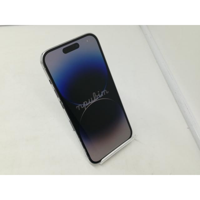 【中古】Apple SoftBank 【SIMフリー】 iPhone 14 Pro 256GB シルバー MQ0Y3J/A【札幌】保証期間１週間【ランクC】の画像