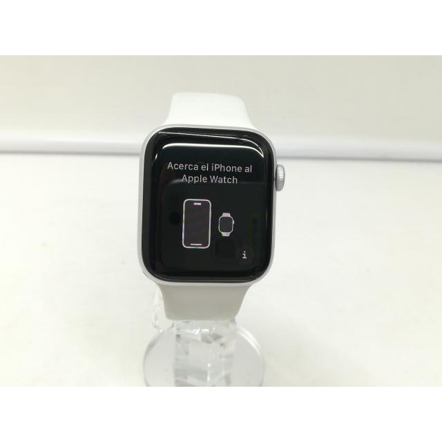 中古】Apple Apple Watch SE 44mm GPS シルバーアルミ/スポーツバンド