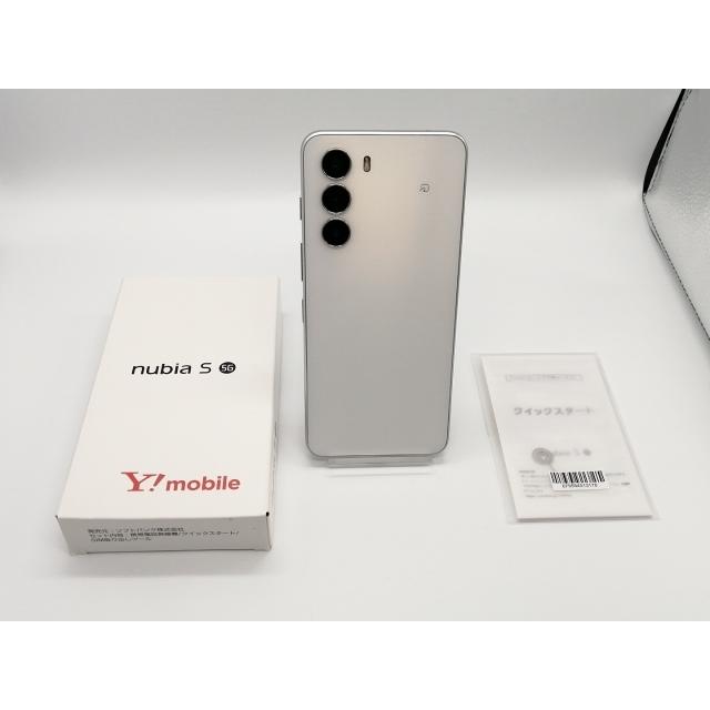 中古】ZTE ymobile 【SIMフリー】 nubia S 5G 4GB 128GB ホワイト