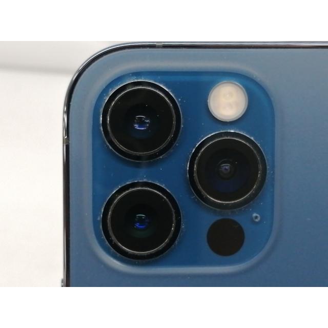 【中古】Apple SoftBank 【SIMロック解除済み】 iPhone 12 Pro 128GB パシフィックブルー MGM83J/A【札幌】保証期間１ヶ月【ランクB】の画像