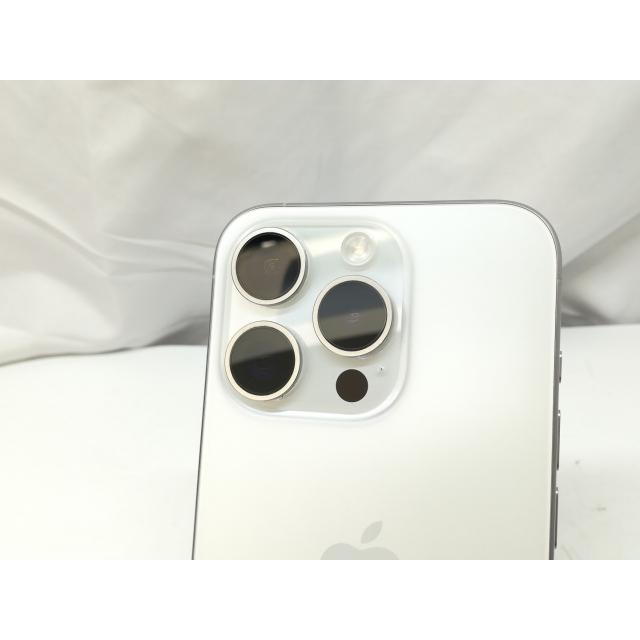 【中古】Apple 国内版 【SIMフリー】 iPhone 15 Pro 128GB ホワイトチタニウム MTU83J/A【池袋東口】保証期間１ヶ月【ランクA】の画像