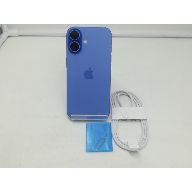 【中古】Apple 国内版 【SIMフリー】 iPhone 16 128GB ウルトラマリン MYDU3J/A【札幌】保証期間１ヶ月【ランクB】の画像