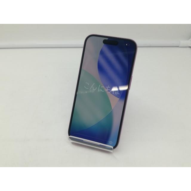 【中古】Apple au 【SIMフリー】 iPhone 16 128GB ピンク MYDT3J/A【札幌】保証期間１ヶ月【ランクB】の画像