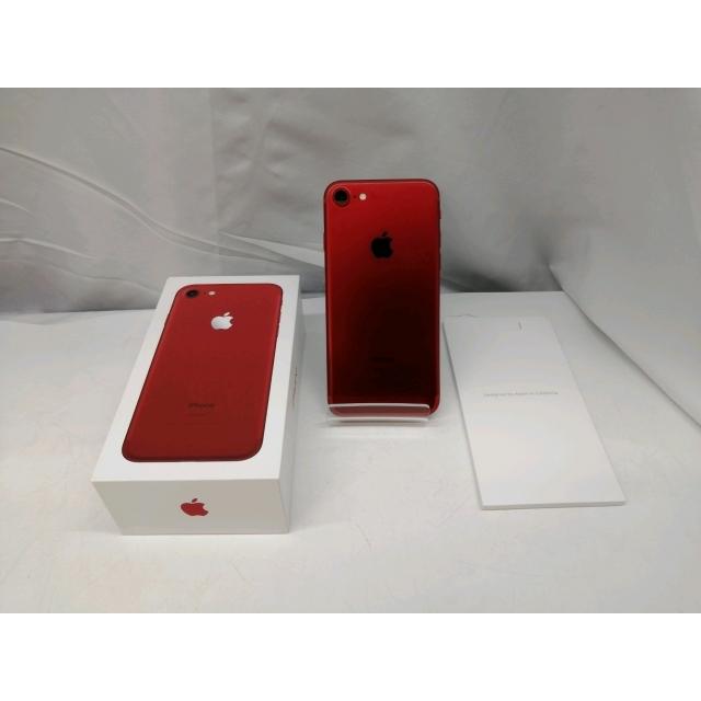 中古】Apple au 【SIMロック解除済み】 iPhone 7 128GB (PRODUCT)RED