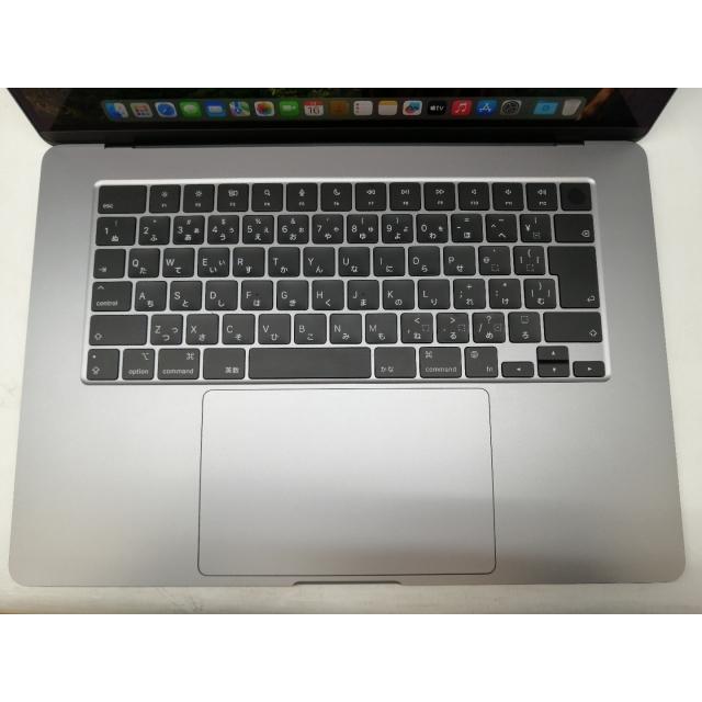 【中古】Apple MacBook Air 15インチ  M2(CPU:8C/GPU:10C) 8GB/256GB シルバー MQKR3J/A (M2,2023)【札幌】保証期間１ヶ月【ランクA】の画像