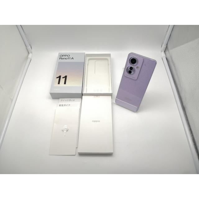 中古】Oppo mineo 【SIMフリー】 OPPO Reno11 A コーラルパープル 8GB