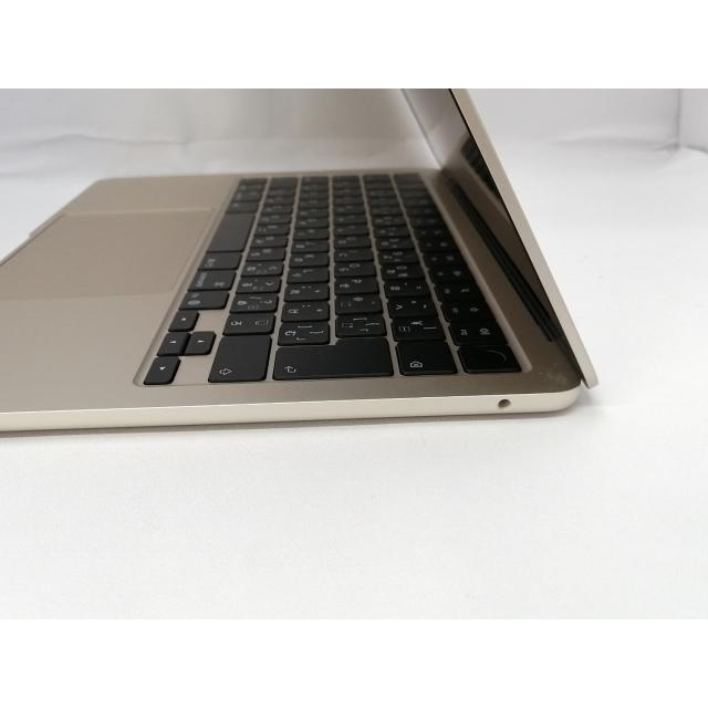 【中古】Apple MacBook Air 13インチ (M4,2025) M4(CPU:10C/GPU:8C) 16GB/256GB スターライト MW0Y3J/A【川越クレアモール】保証期間１ヶ月【ランクA】の画像