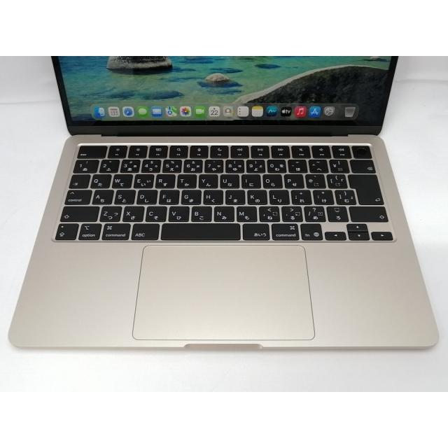 【中古】Apple MacBook Air 13インチ (M4,2025) M4(CPU:10C/GPU:8C) 16GB/256GB スターライト MW0Y3J/A【川越クレアモール】保証期間１ヶ月【ランクA】の画像