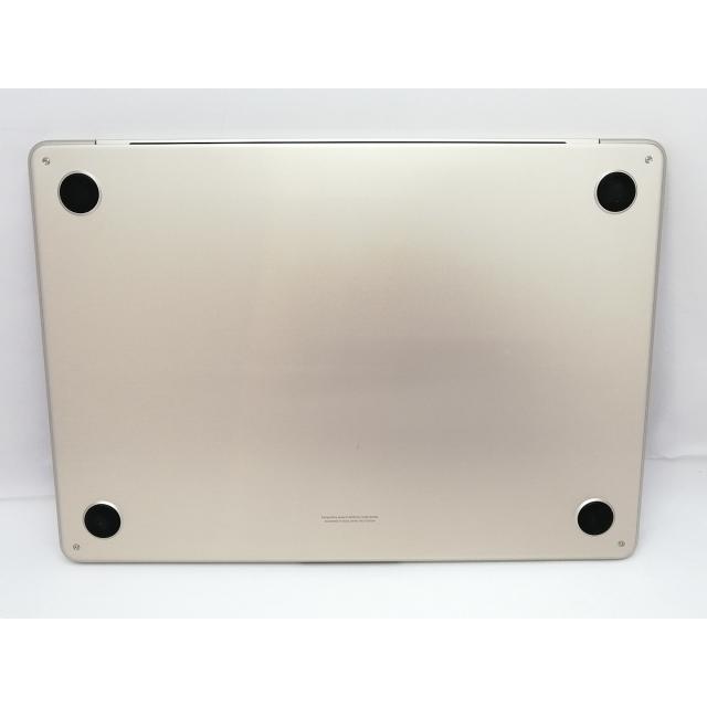 【中古】Apple MacBook Air 13インチ (M4,2025) M4(CPU:10C/GPU:8C) 16GB/256GB スターライト MW0Y3J/A【川越クレアモール】保証期間１ヶ月【ランクA】の画像